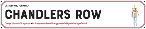 Chandlers Row road sign