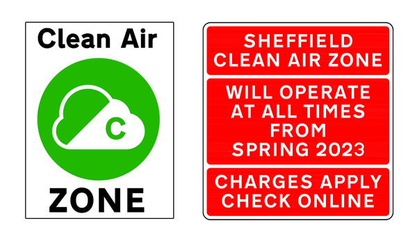 Clean Air Zone signs