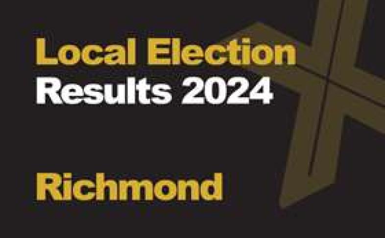 Local Election Results 2024 Richmond banner.