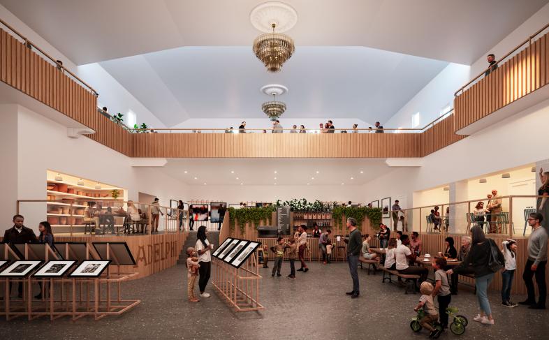 Computer generated impression of the Adelphi Cinema proposal