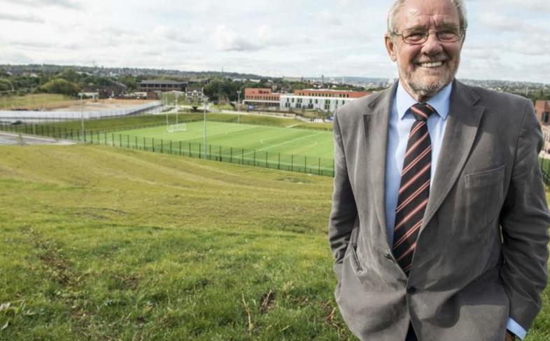 Richard Caborn at the Sheffield Olympic Legacy Park site