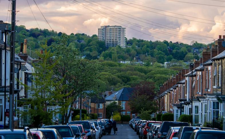 A street view in Sheffield 