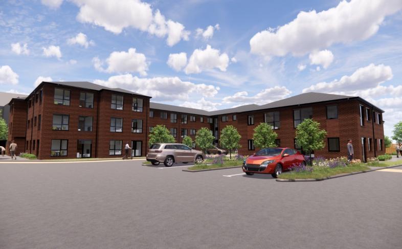 A computer-generated artist's impression of what the Bolehill View development will look like