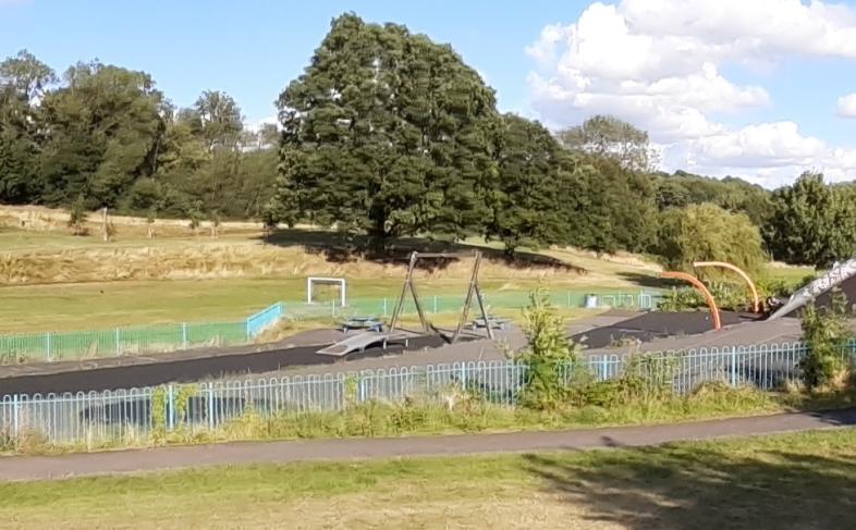 A view of Longley Park playground 