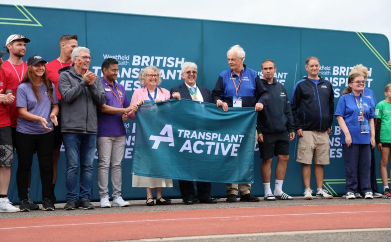 Transplant Games handover ceremony 