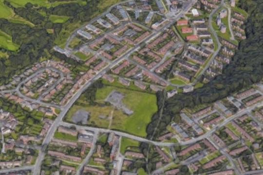 An aerial view of Gleadless Valley