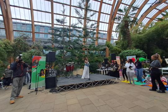 Celebration of black music in the winter garden 