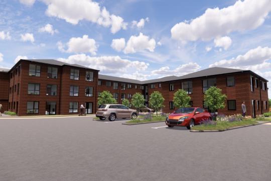 A computer-generated artist's impression of what the Bolehill View development will look like