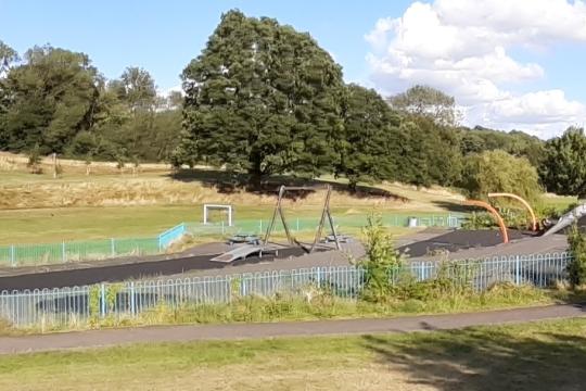 A view of Longley Park playground 