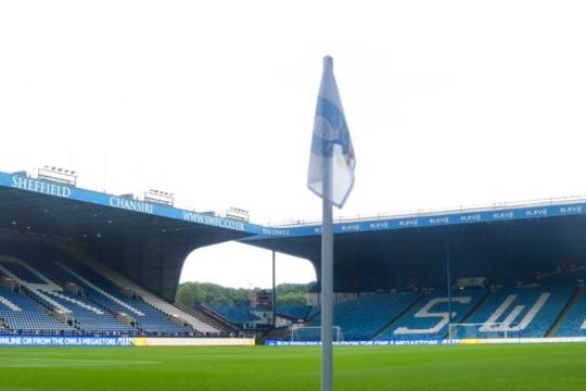 Sheffield Wednesday Football Ground with North Stand on the left