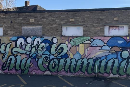 Mural about community 